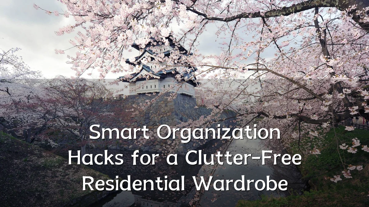 Smart Organization Hacks for a Clutter-Free Residential Wardrobe