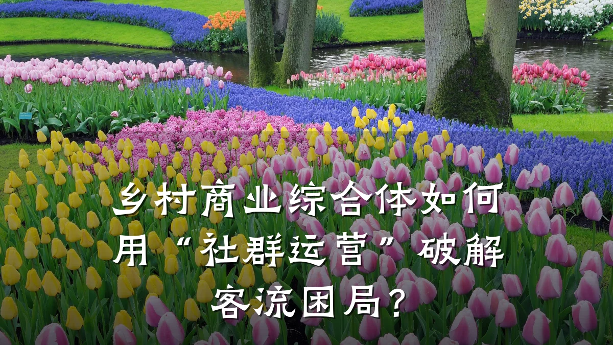 乡村商业综合体如何用“社群运营”破解客流困局?