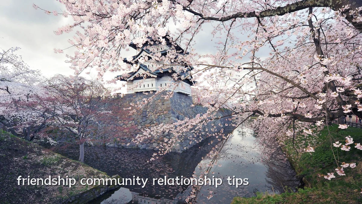 friendship community relationship tips