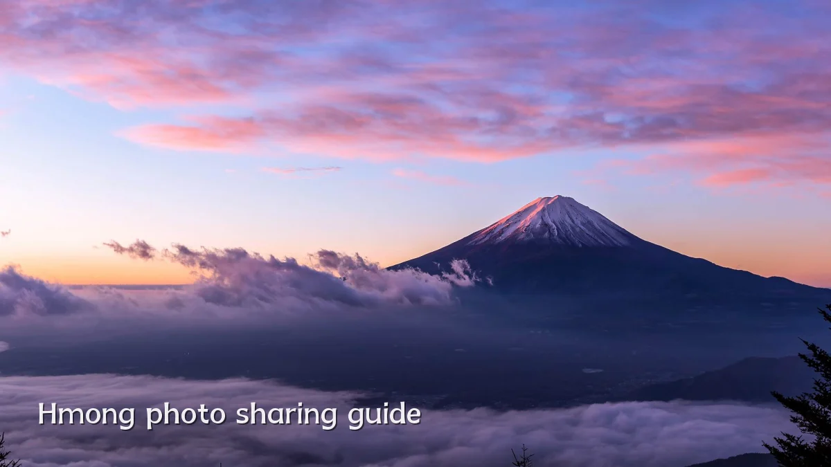 Hmong photo sharing guide