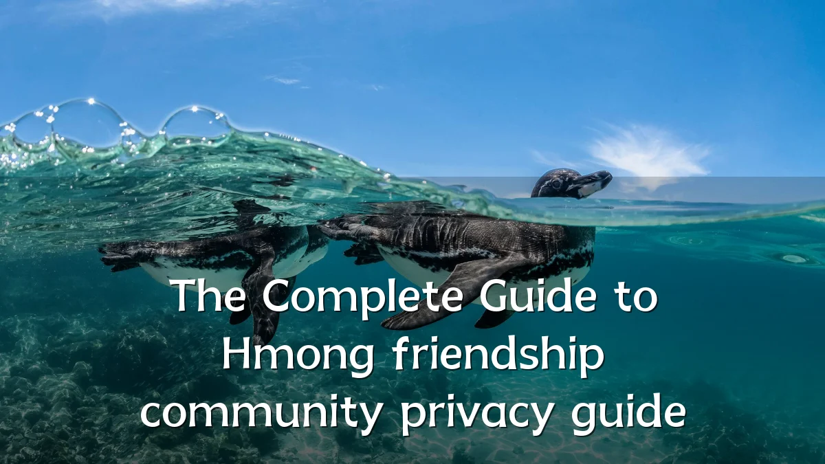 The Complete Guide to Hmong friendship community privacy guide