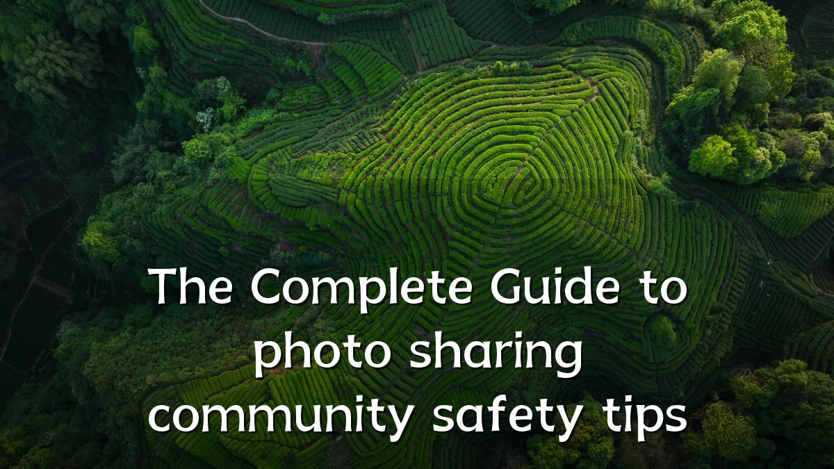 The Complete Guide to photo sharing community safety tips