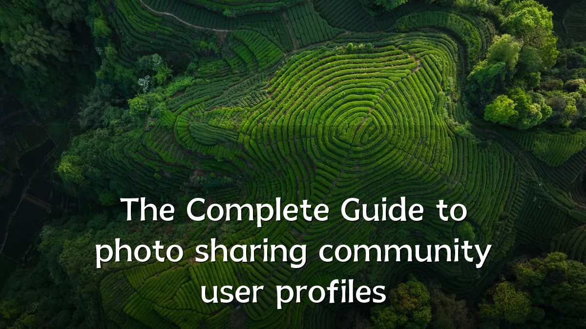 The Complete Guide to photo sharing community user profiles