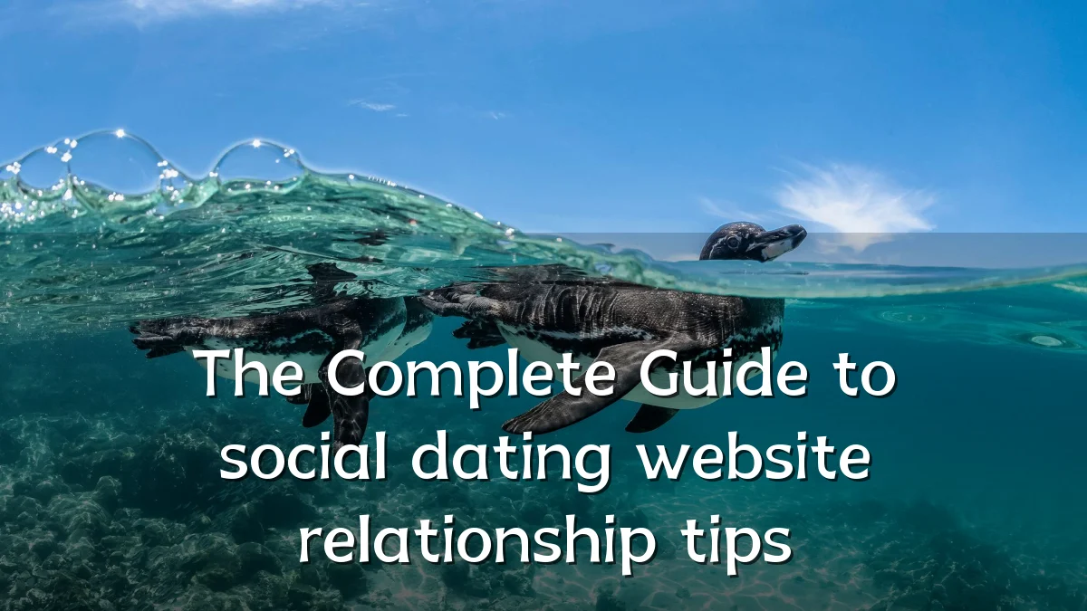 The Complete Guide to social dating website relationship tips
