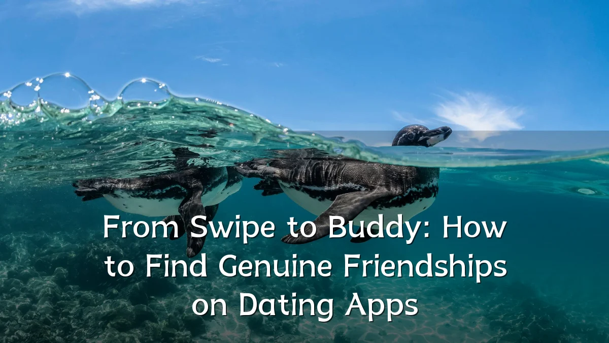 From Swipe to Buddy: How to Find Genuine Friendships on Dating Apps