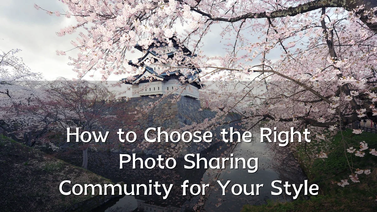 How to Choose the Right Photo Sharing Community for Your Style