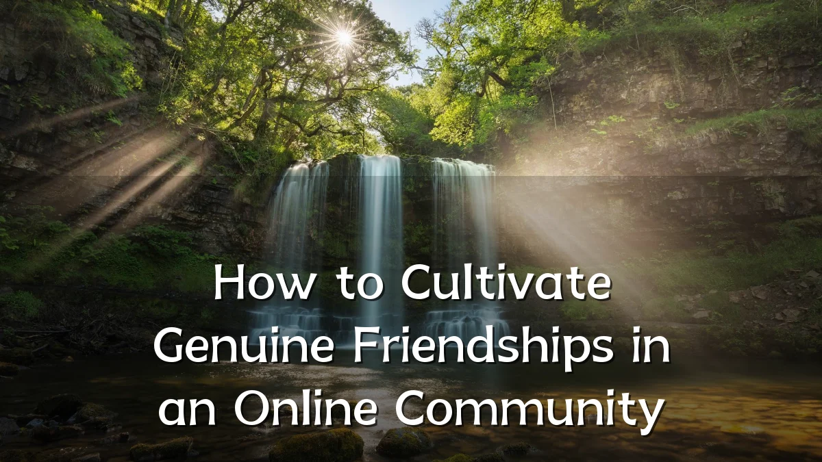 How to Cultivate Genuine Friendships in an Online Community
