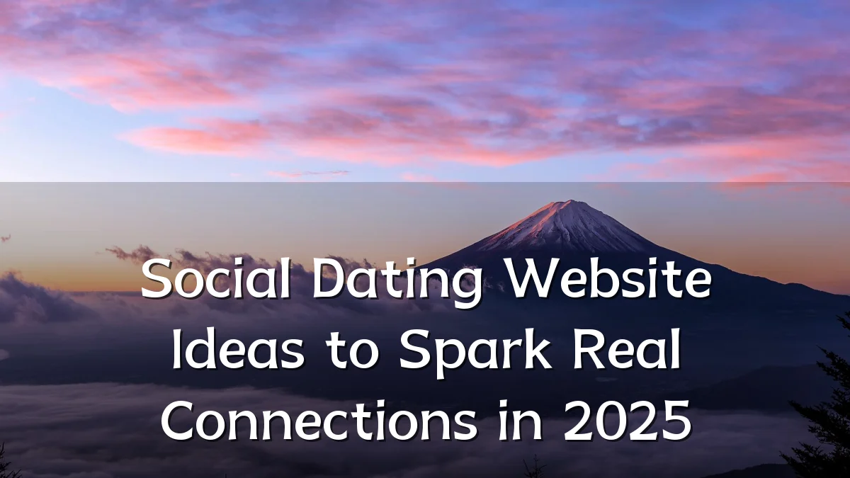 Social Dating Website Ideas to Spark Real Connections in 2025