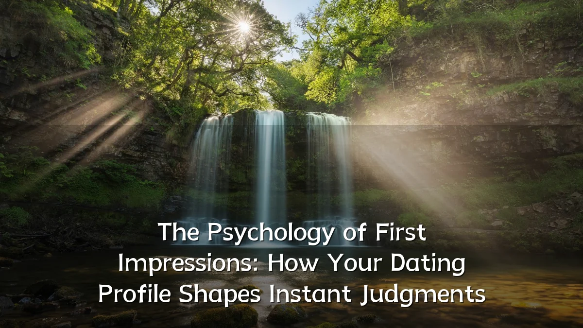 The Psychology of First Impressions: How Your Dating Profile Shapes Instant Judgments