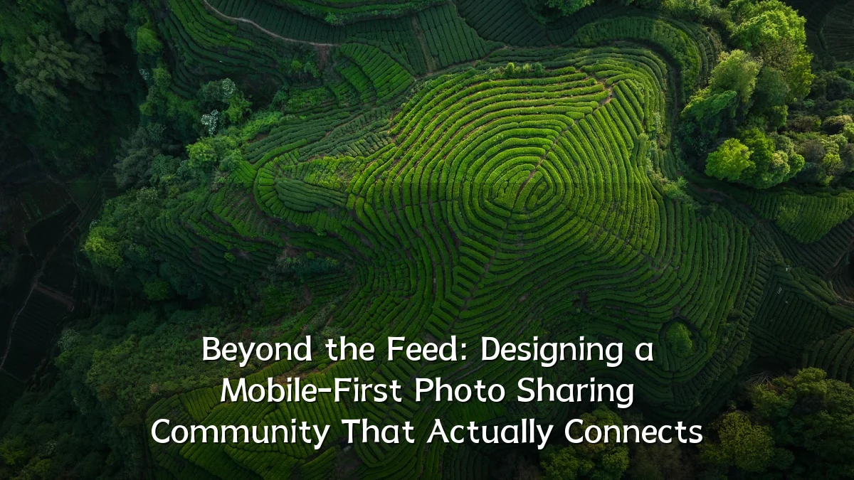 Beyond the Feed: Designing a Mobile-First Photo Sharing Community That Actually Connects