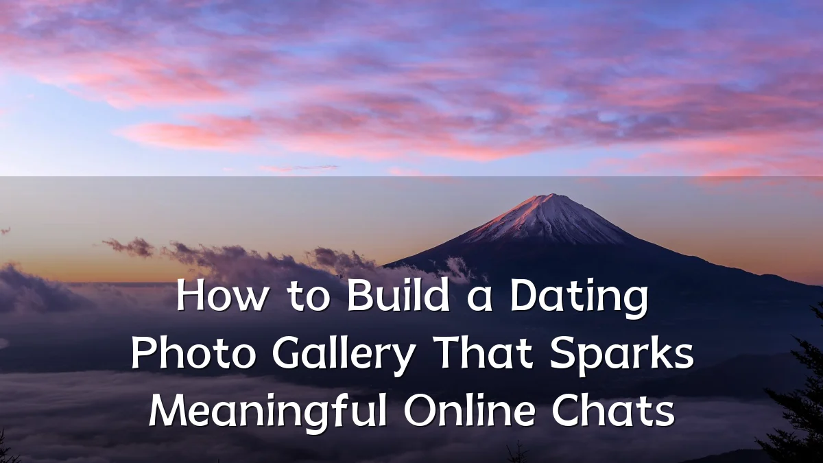 How to Build a Dating Photo Gallery That Sparks Meaningful Online Chats