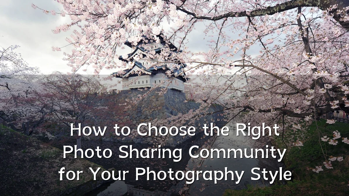 How to Choose the Right Photo Sharing Community for Your Photography Style