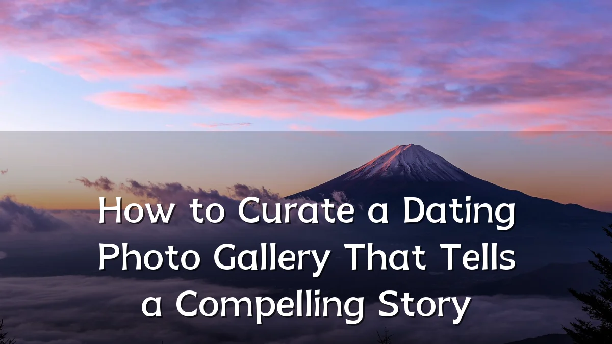 How to Curate a Dating Photo Gallery That Tells a Compelling Story