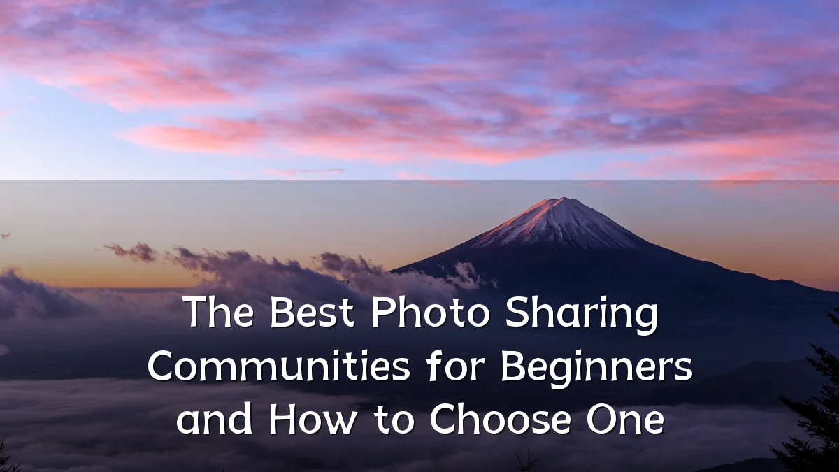 The Best Photo Sharing Communities for Beginners and How to Choose One